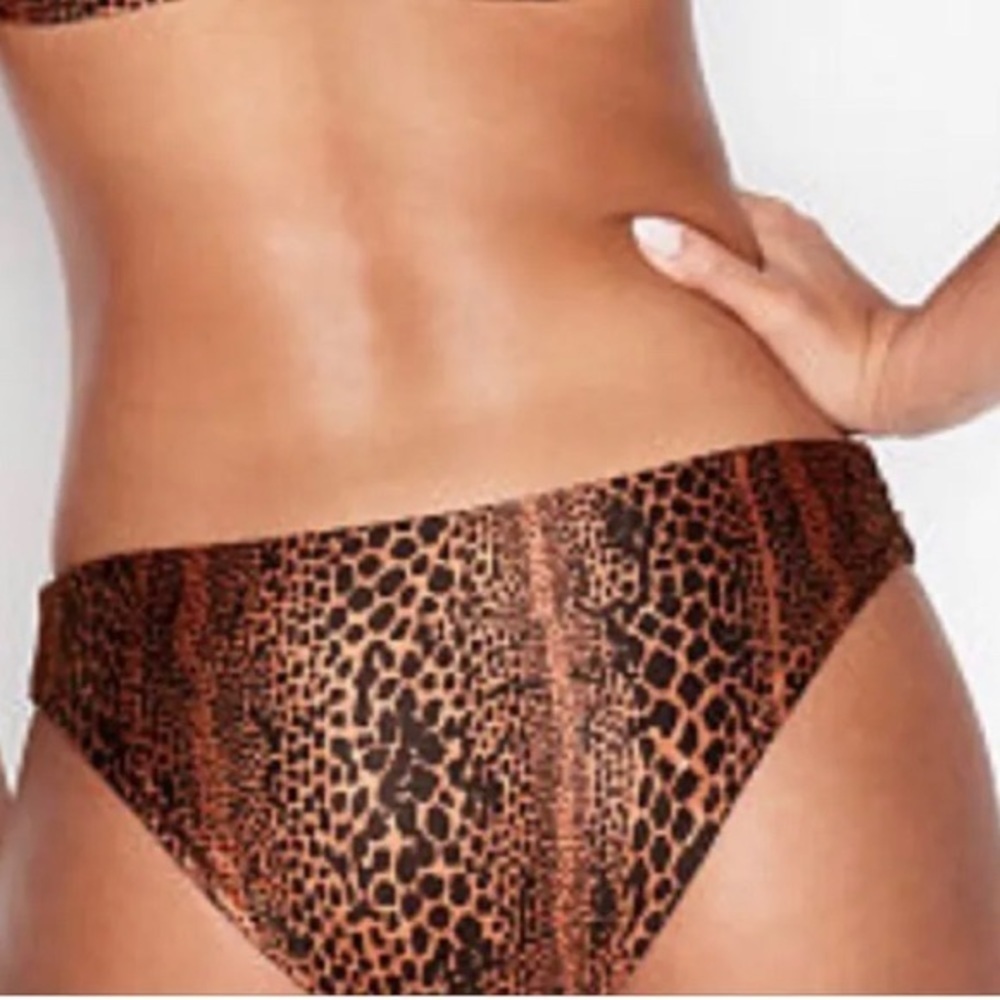 Baobab Collection Leopard Low Rise Bikini Bottom - Picture 6 of 6